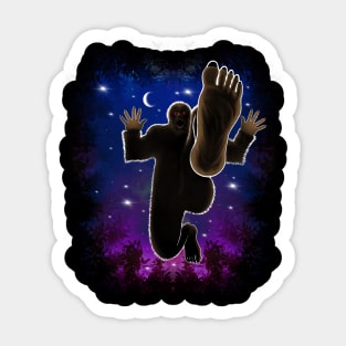 Big foot Halloween Sticker